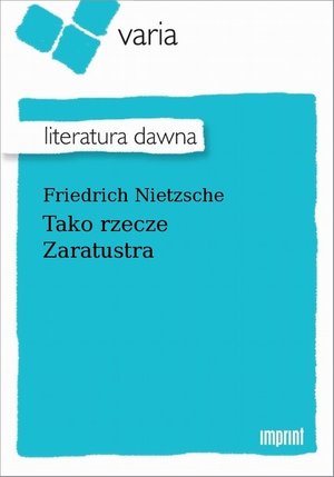 Tako rzecze Zaratustra – ebook