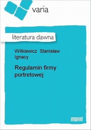Regulamin firmy portretowej – ebook