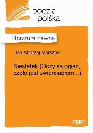 Niestatek: (Oczy są ogień, czoło jest zwierciadłem...) &ndash; ebook