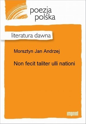 Non fecit taliter ulli nationi &ndash; ebook