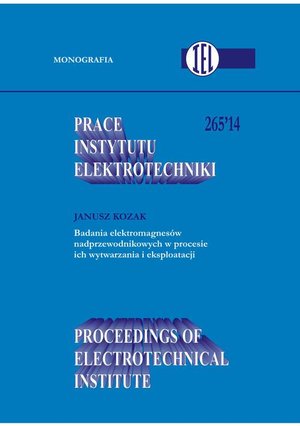 Prace Instytutu Elektrotechniki, zeszyt 265 – ebook