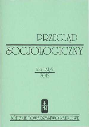 Przegląd Socjologiczny t. 61 z. 2/2012 – ebook