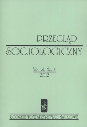 Przegląd Socjologiczny t. 61 z. 4/2012 – ebook