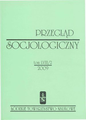 Przegląd Socjologiczny t. 58 z. 2/2009 – ebook