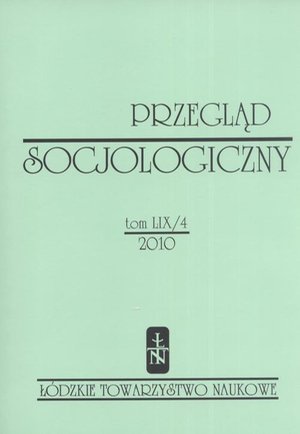 Przegląd Socjologiczny t. 59 z. 4/2010 – ebook