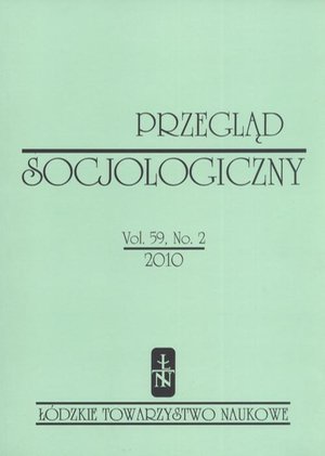 Przegląd Socjologiczny t. 59 z. 2/2010 – ebook