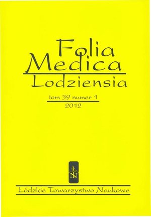 Folia Medica Lodziensia t. 39 z. 1/2012 &ndash; ebook
