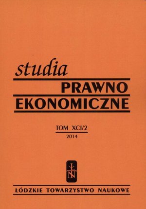 Studia Prawno-Ekonomiczne t. 91/2014 – ebook