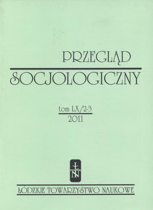 Przegląd Socjologiczny t. 60 z. 2-3/2011 – ebook