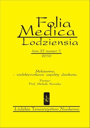 Folia Medica Lodziensia t. 37 z. 1/2010 &ndash; ebook