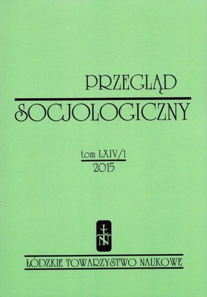 Przegląd Socjologiczny t. 64 z. 1/2015 – ebook