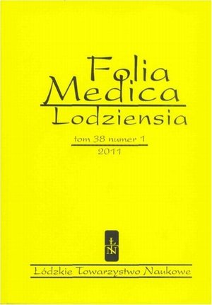 Folia Medica Lodziensia t. 38 z. 1/2011 &ndash; ebook