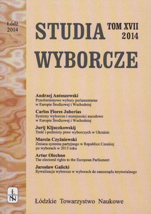 Studia Wyborcze t. 17 – ebook