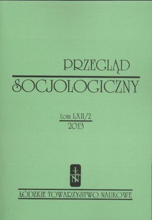 Przegląd Socjologiczny t. 62 z. 2/2013 – ebook