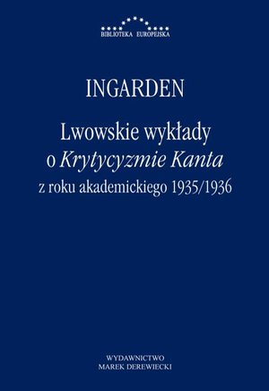 Lwowskie wykłady o Krytycyzmie Kanta z roku akademickiego 1935/1936 – ebook