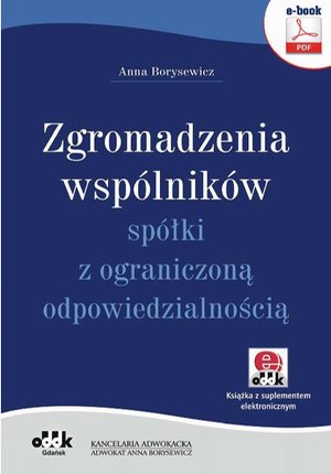 Zgromadzenia wspólników spółki z o.o. – ebook