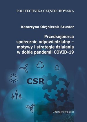 Przedsiębiorca społecznie odpowiedzialny - motywy i strategie działania w dobie pandemii COVID-19 – ebook