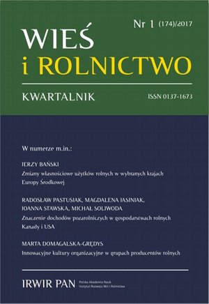 Wieś i Rolnictwo nr 1(174)/2017 – ebook