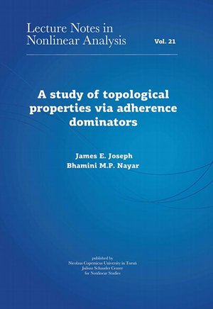 A study of topological properties via adherence dominators – ebook