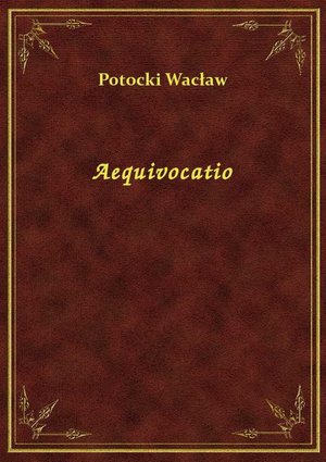 Aequivocatio – ebook