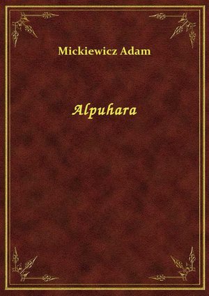 Alpuhara &ndash; ebook