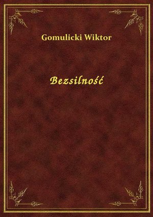 Bezsilność – ebook