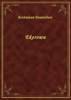 Ekerowa – ebook