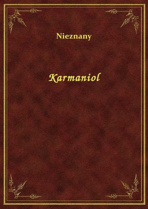 Karmaniol &ndash; ebook