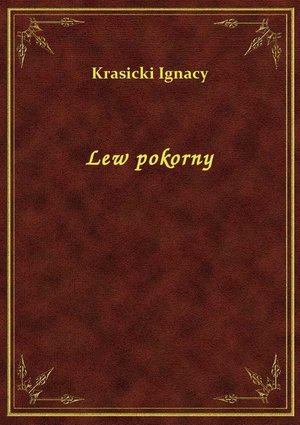 Lew pokorny &ndash; ebook