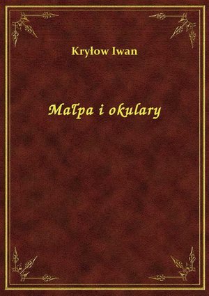 Małpa i okulary – ebook