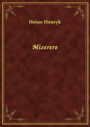 Miserere &ndash; ebook