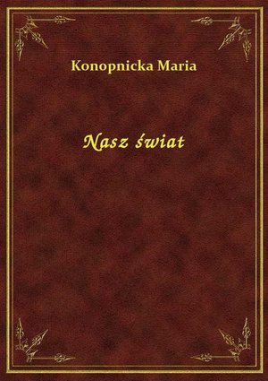Nasz świat – ebook