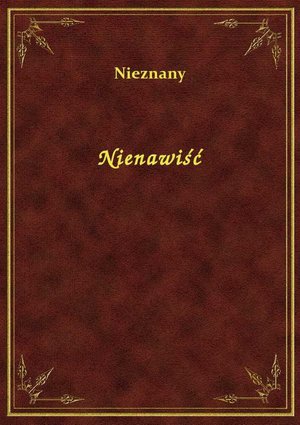 Nienawiść – ebook