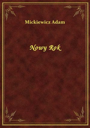 Nowy Rok &ndash; ebook