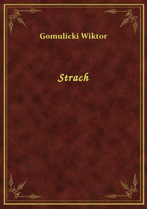 Strach &ndash; ebook