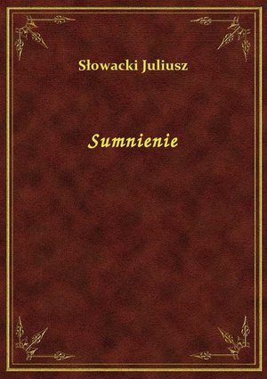 Sumnienie &ndash; ebook