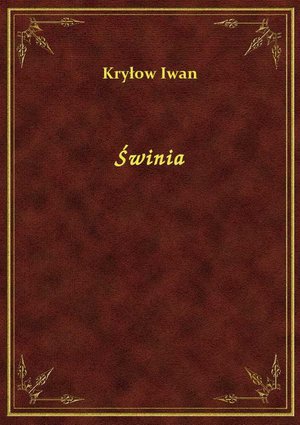 Świnia &ndash; ebook