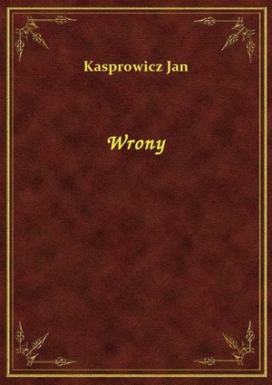 Wrony &ndash; ebook