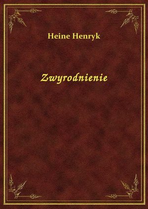 Zwyrodnienie &ndash; ebook