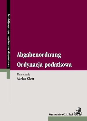 Ordynacja podatkowa Abgabenordnung – ebook