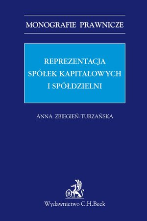 Reprezentacja spółek kapitałowych i spółdzielni – ebook