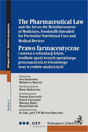 Teksty ustaw: Prawo farmaceutyczne. The Pharmaceutical Law – ebook