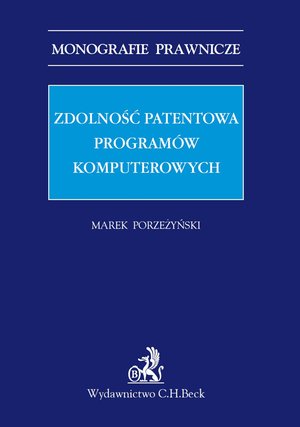 Zdolność patentowa programów komputerowych – ebook