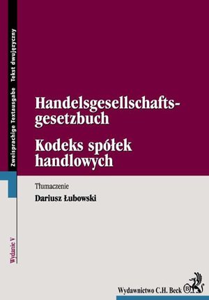 Kodeks spółek handlowych. Handelsgesellschaftsgesetzbuch – ebook