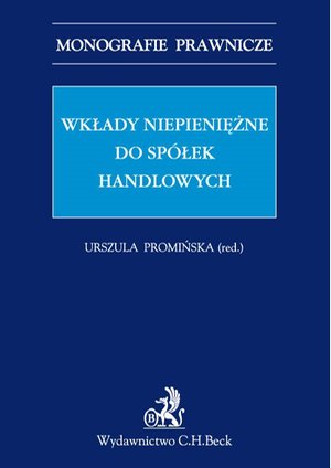 Wkłady niepieniężne do spółek handlowych – ebook