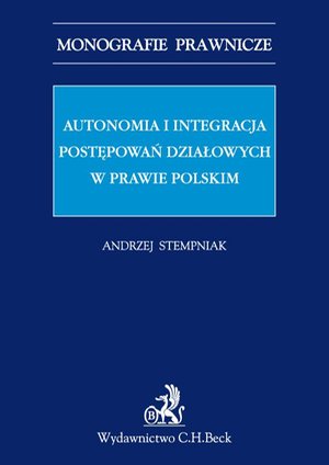 Autonomia i integracja postępowań działowych w prawie polskim – ebook