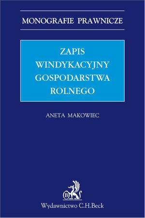 Zapis windykacyjny gospodarstwa rolnego – ebook