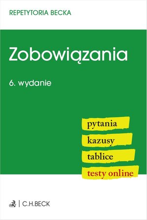 Zobowiązania. Pytania. Kazusy. Tablice. Testy online – ebook