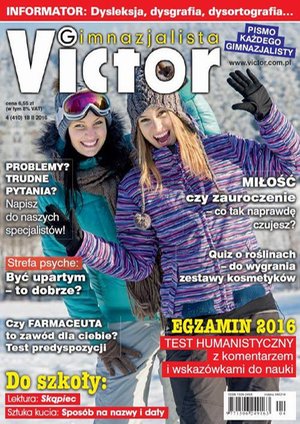 edukacja: Victor Gimnazjalista nr 4 (410) &ndash; eprasa
