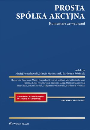 Prosta spółka akcyjna. Komentarz ze wzorami – ebook